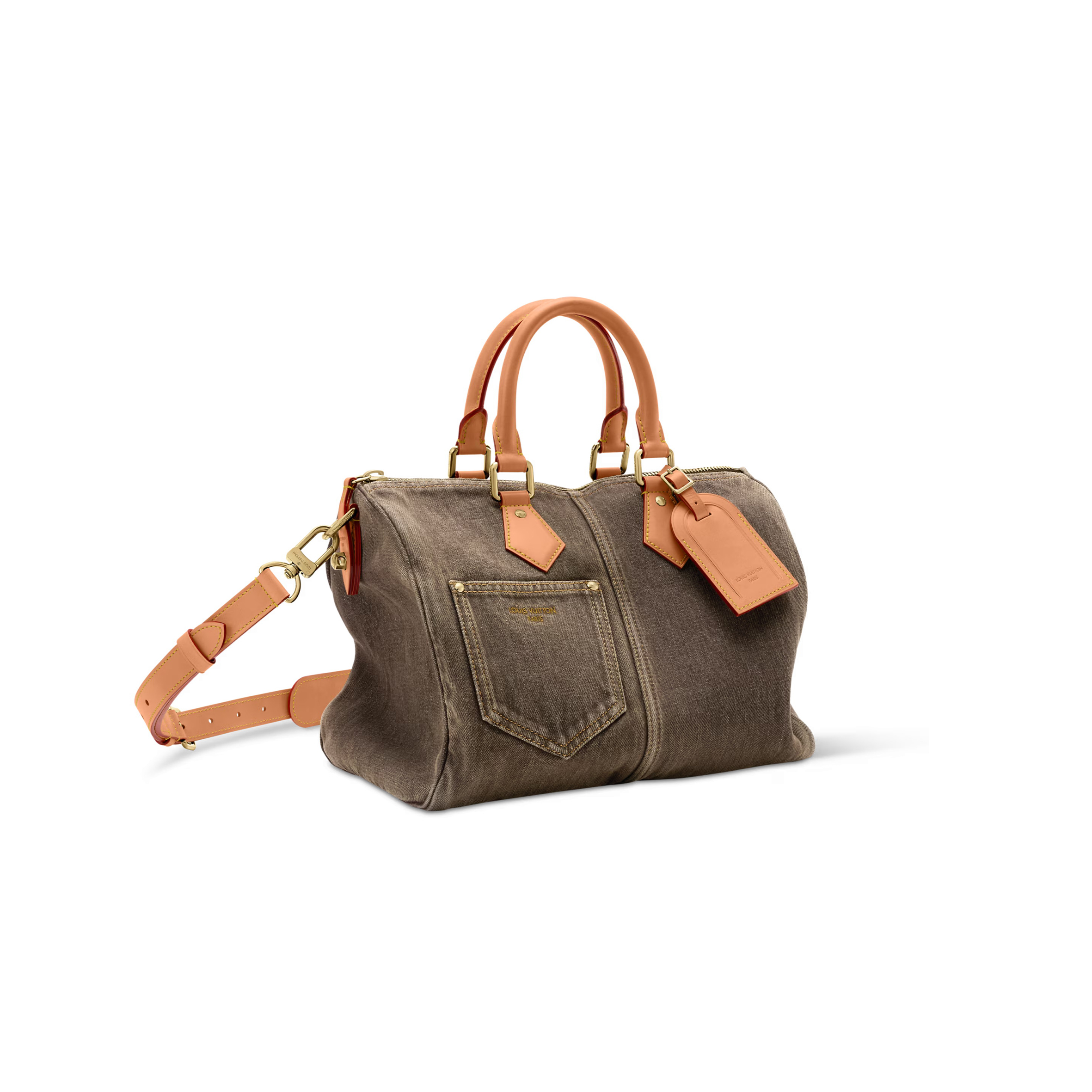 LOUIS VUITTON MASTER DENIM SPEEDY 30 BANDOULIÈRE M29170 (34*22*19cm)
